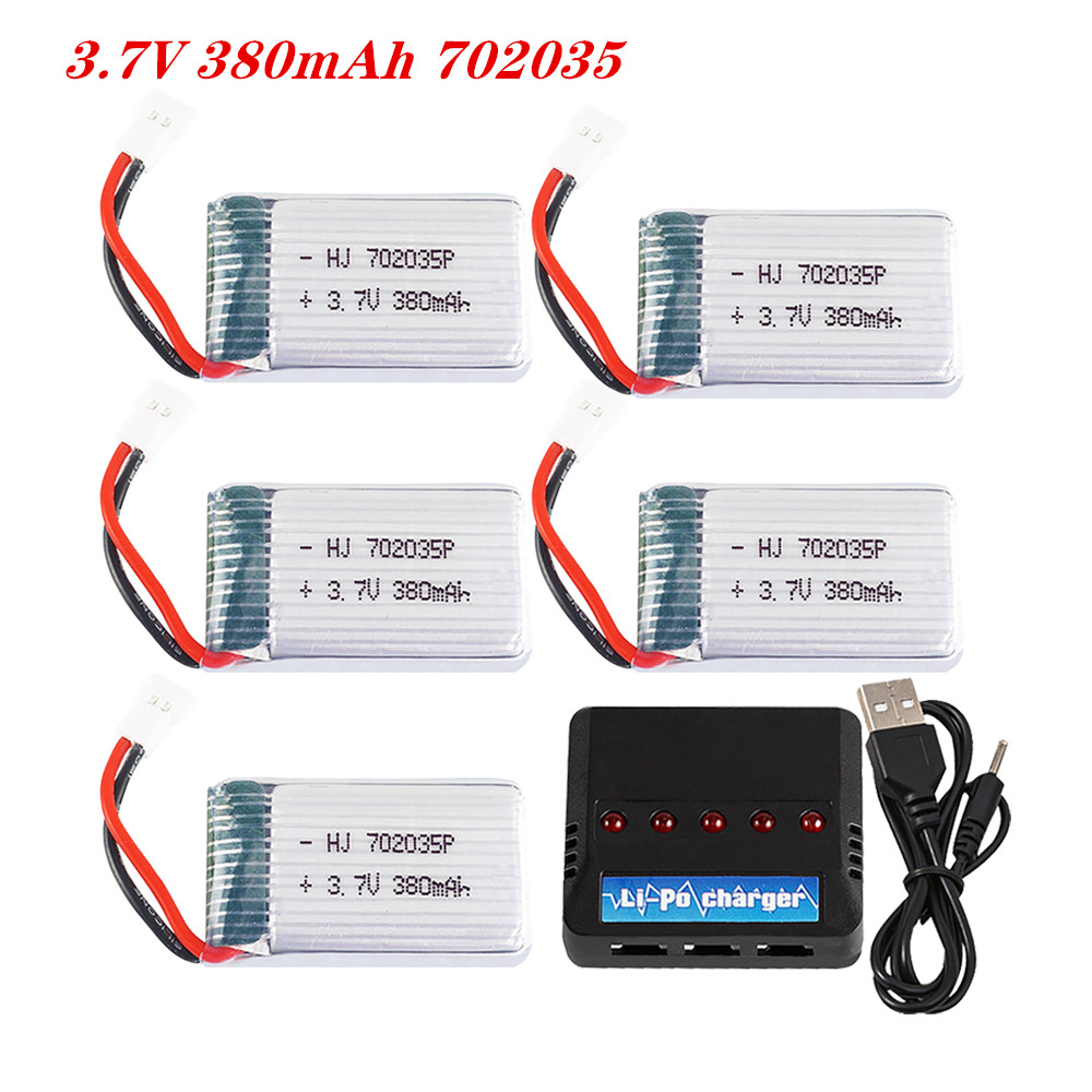 Rc Helicopter Charger - 3.7V 380mah 702035 يبو بطارية قابلة