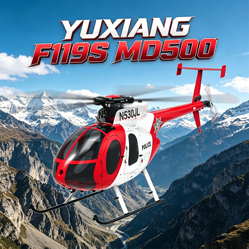 Rc Helicopter Single Rotor - طائرة هليكوبتر YXZNRC F119S بجهاز تحكم