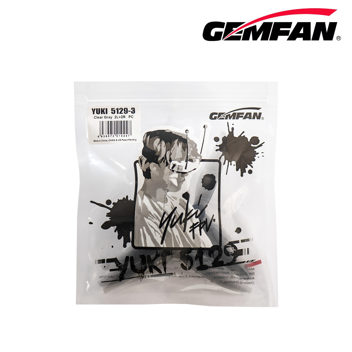 Rc Helicopter Motor - Gemfan 5129 5 بوصة 3 شفرات/ثلاثي