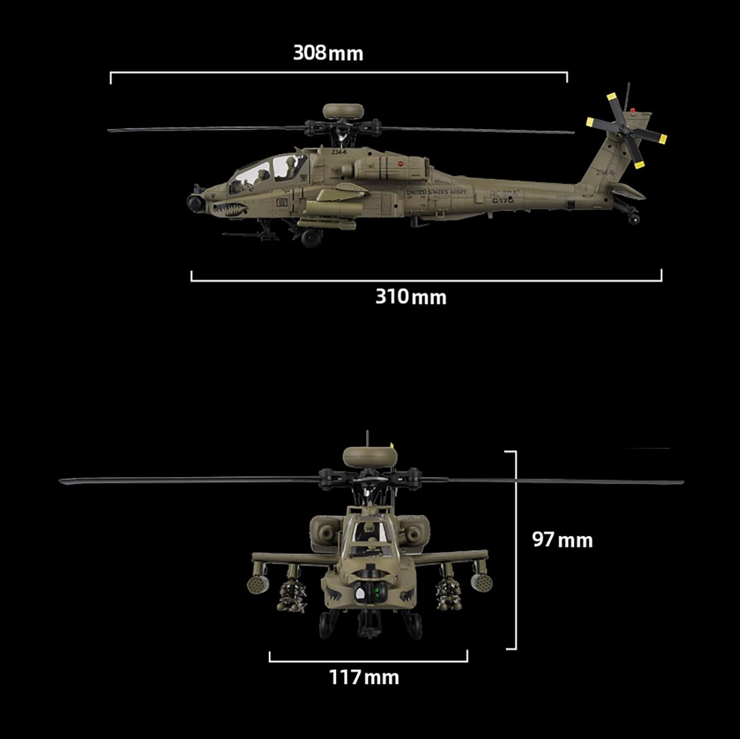 طائرة هليكوبتر تحكم عن بعد 310 - مراجعة Rc Helicopter Large وسعره