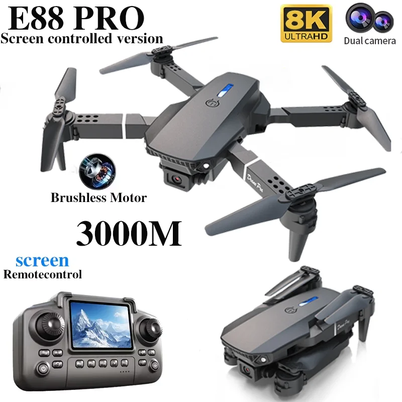 طائرة بدون طيار احترافية E88 P - مراجعة Rc Helicopter Electric وسعره