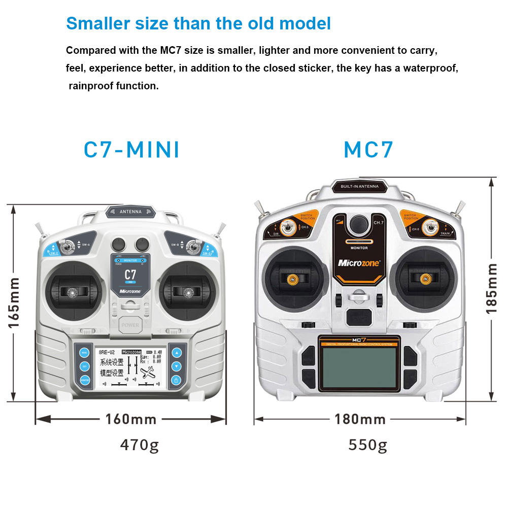 وحدة تحكم MicroZone MC7 C7 جها - مراجعة Rc Helicopter Battery وسعره