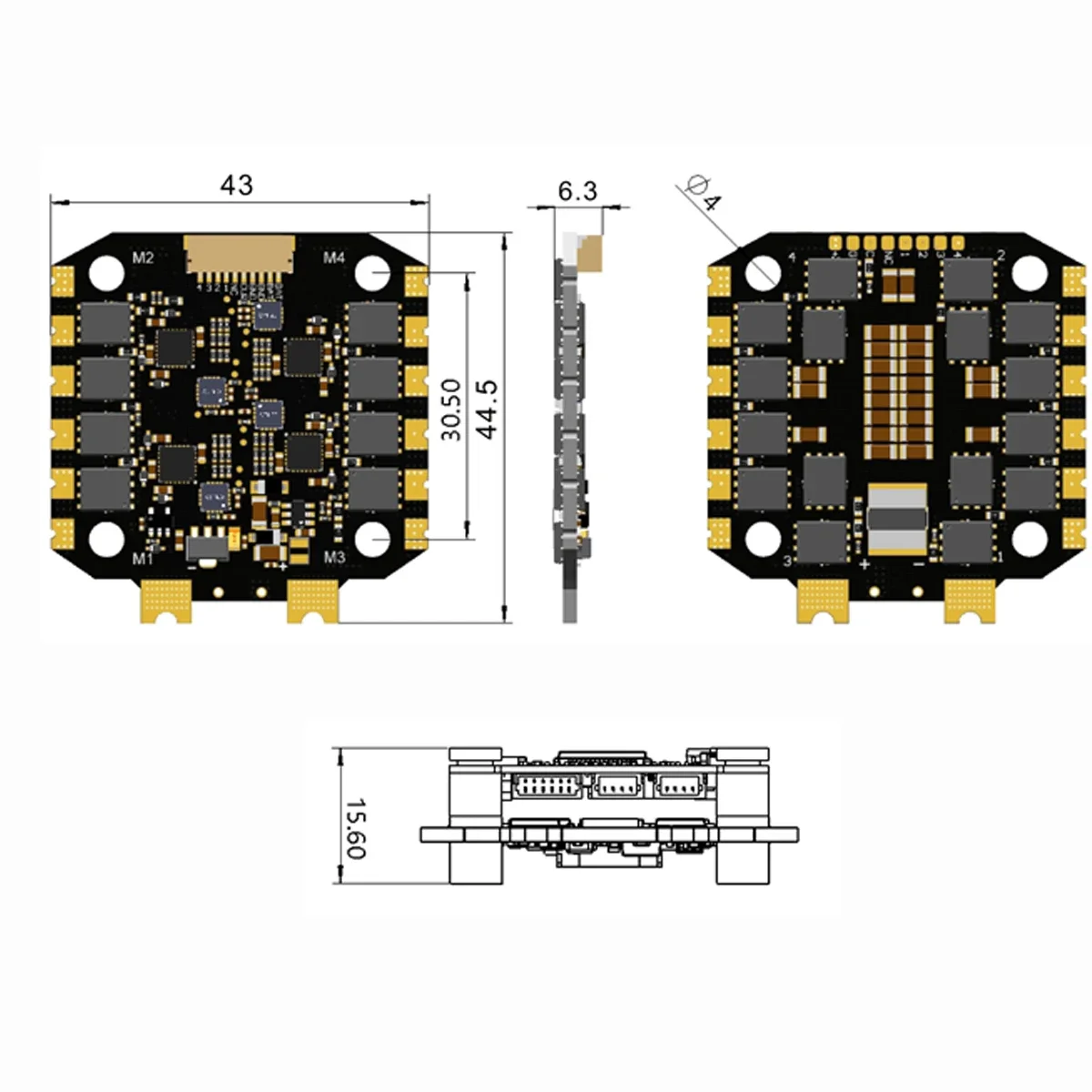 وحدة تحكم طيران F405 F4 مع ESC - مراجعة Betaflight Fc F4 وسعره