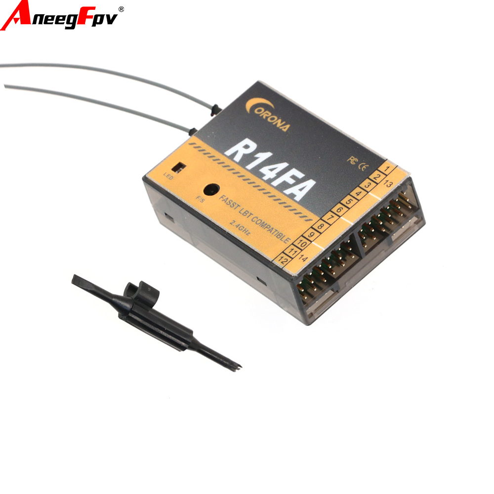 جهاز استقبال طراز Corona R14FA - مراجعة Rc Helicopter Servo وسعره