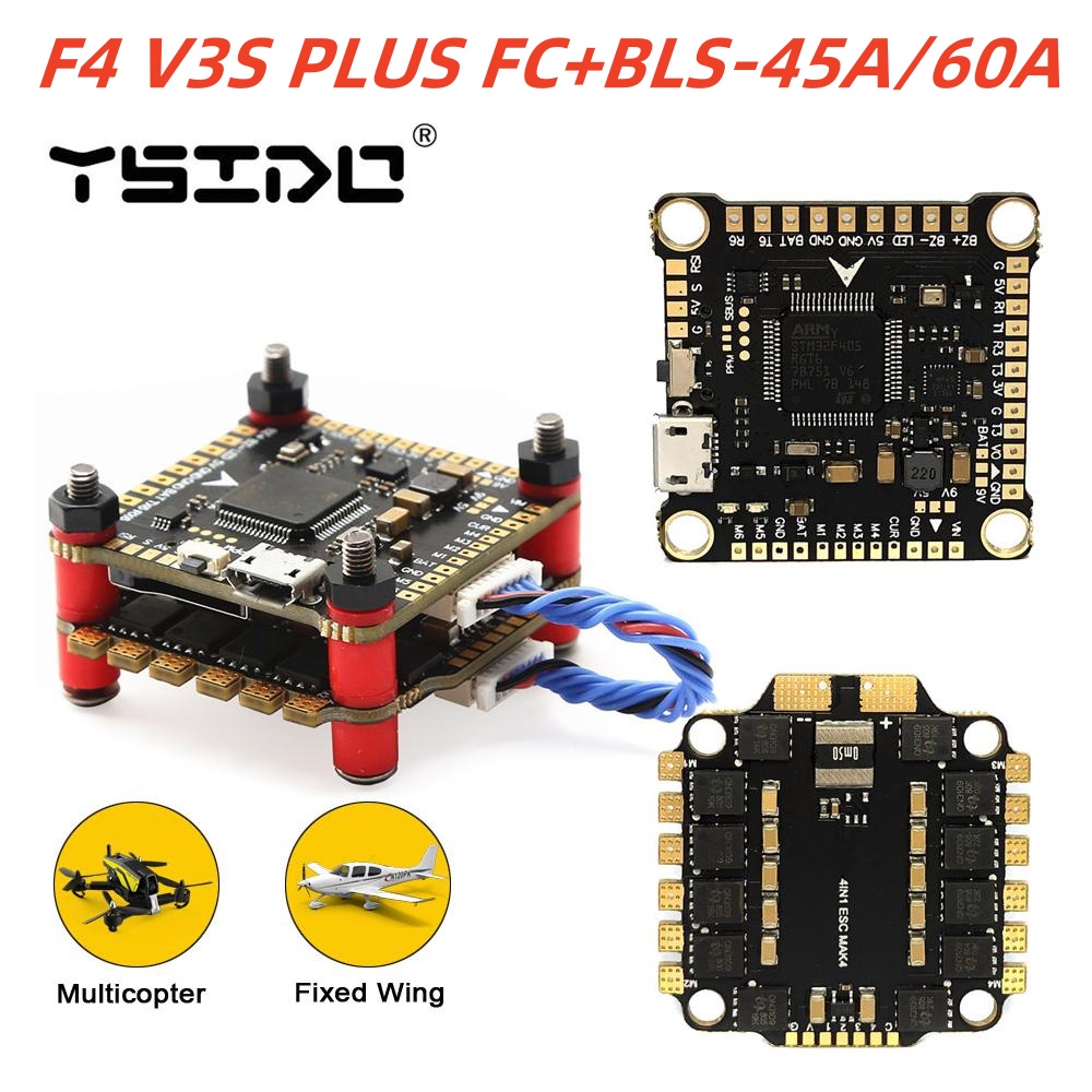 YSIDO جديد F4 V3S PLUS التحكم  - مراجعة Betaflight Fc F4 وسعره